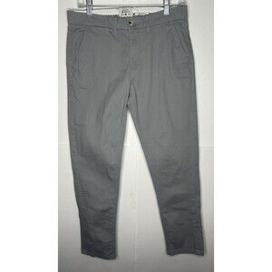 Ben Sherman Men’s Slim Fit Stretch Straight Leg Chino Pants Gray Size 30 X 32